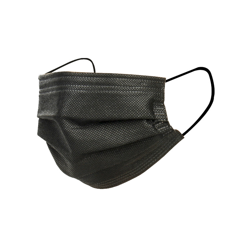 Black Disposable Face Mask Non woven 3 Layer Filter breathable Mouth cover Masks Anti Dust Protective Earloops facial shield Fast Ship
Black Disposable Face Mask Non woven 3 Layer Filter breathable Mouth cover Masks Anti Dust Protective Earloops facial shield Fast Ship