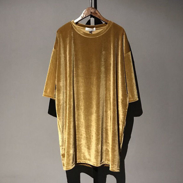 Summer New Oversize Women T Shirt Fashion Solid Velvet O Neck T Shirts Female O Neck Streetwear Tee Tops 210306