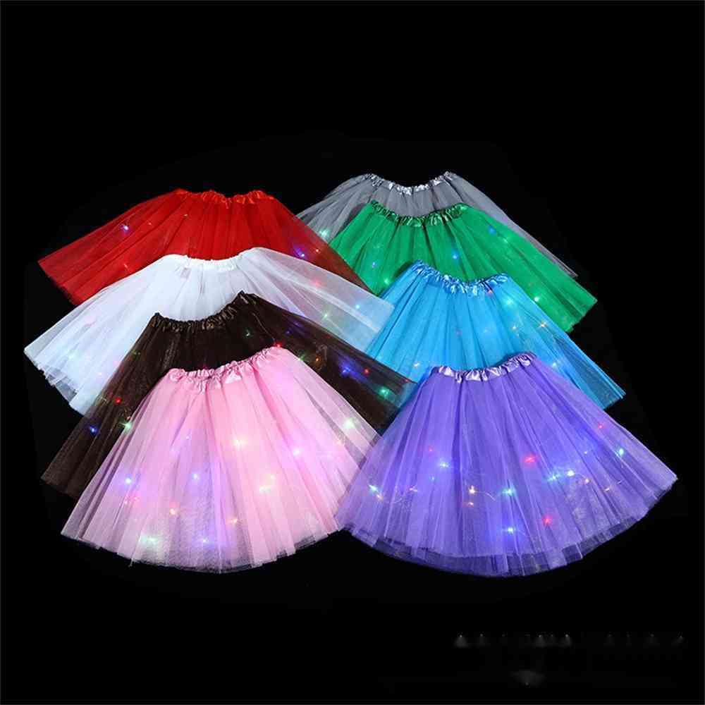 Summer Skirt With Decorative Lights Glow Light-emitting Half Length Gauze Skirt LED Light Tutu Dress Party Children's Holiday Dress Skirt Clothes G720HFH, Grey
Summer Skirt With Decorative Lights Glow Light-emitting Half Length Gauze Skirt LED Light Tutu Dress Party Children's Holiday Dress Skirt Clothes G720HFH, Grey