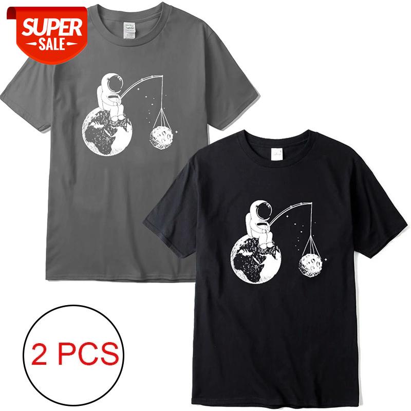 XIN YI Men's T-shirt highquality100%Cotton T-Shirt Funny design astronaut printing o-neck hip hop t-shirt for men 2 pcs Hot sale #c254, White;black
XIN YI Men's T-shirt highquality100%Cotton T-Shirt Funny design astronaut printing o-neck hip hop t-shirt for men 2 pcs Hot sale #c254, White;black