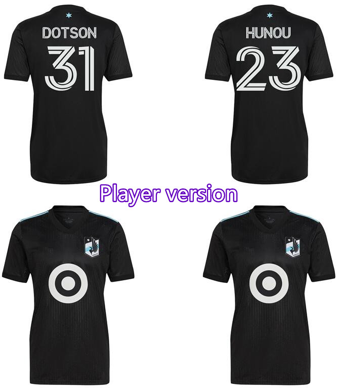 2022 2023 Minnesota United FC MLS Soccer Jersey FRAGAPANE REYNOSO LOD 22 23 Home Night Kit Men Football Shirt Uniform TRAPP HUNOU DOTS