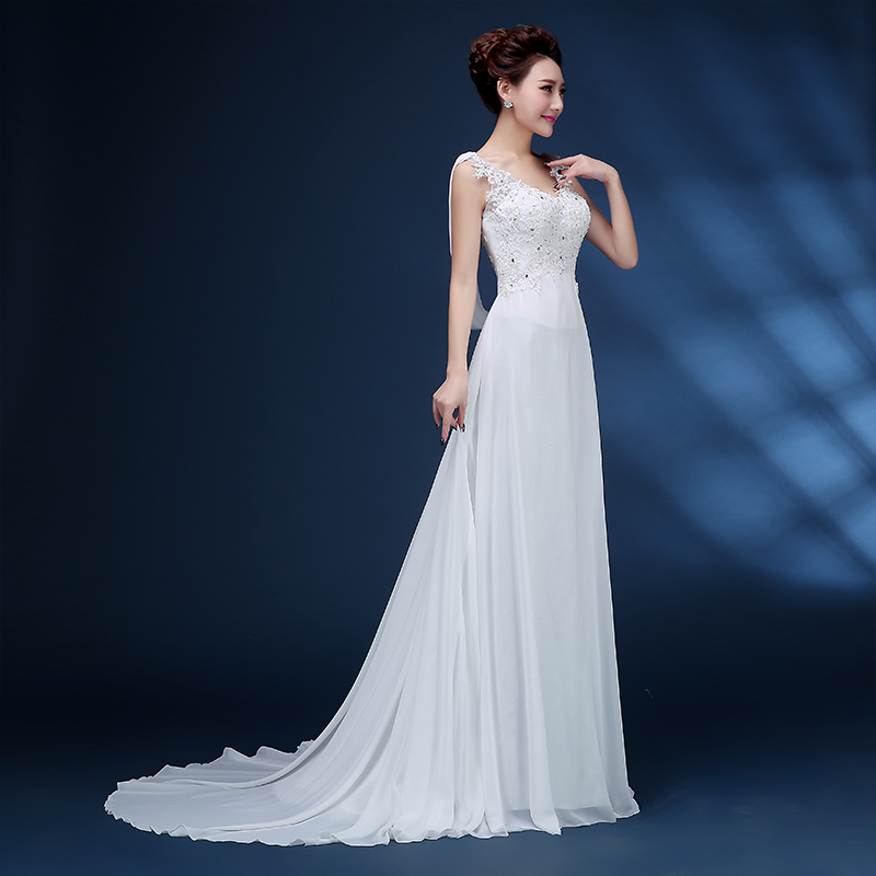 ZJ9054 2021 High Quality White Ivory Wedding Dresses Bridal Dress Plus Size Maxi For Women