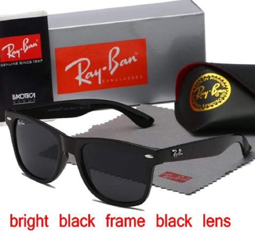 High Quality New Ray Men Women Sunglasses Vintage Pilot wayfarer Brand Sun Glasses Band UV400 Bans Ben Sunglasses With box and case 2140, White;black
High Quality New Ray Men Women Sunglasses Vintage Pilot wayfarer Brand Sun Glasses Band UV400 Bans Ben Sunglasses With box and case 2140, White;black