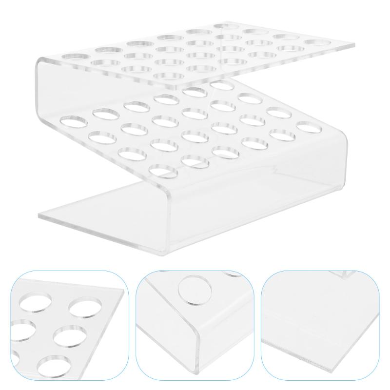 Hooks & Rails Practical Pencil Brush Holder Durable Acrylic Pen Display Rack
Hooks & Rails Practical Pencil Brush Holder Durable Acrylic Pen Display Rack