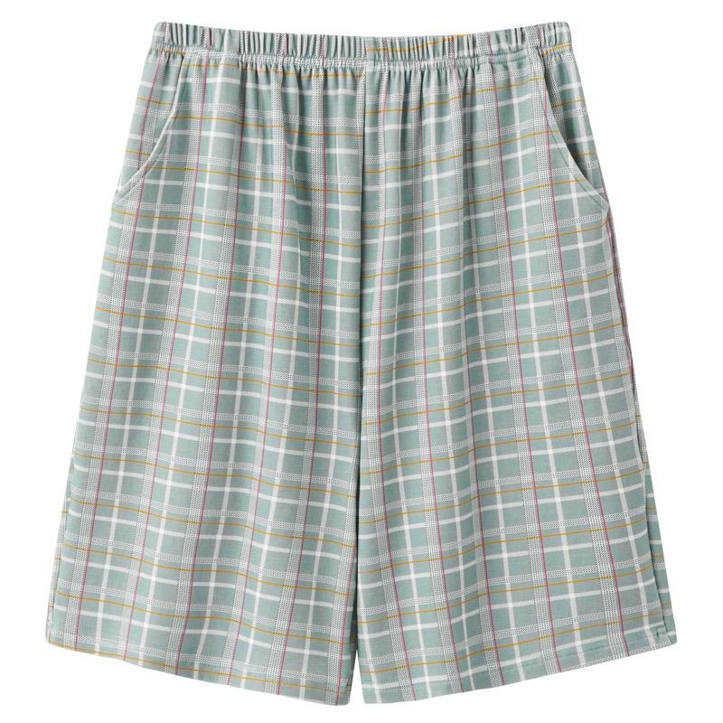 Men's Sleepwear Home Short Pants Pure Cotton Summer Thin Sleep Bottoms Male Plus Size 4XL 5XL Plaid Print Pajama For Men, Black;brown
Men's Sleepwear Home Short Pants Pure Cotton Summer Thin Sleep Bottoms Male Plus Size 4XL 5XL Plaid Print Pajama For Men, Black;brown