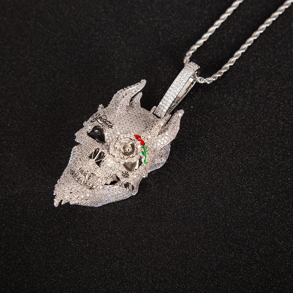 Iced Out Men Big Skull Pendant Cubic Zircon Gold Silver Color Plated Hip Hop Necklace Rock Jewelry
Iced Out Men Big Skull Pendant Cubic Zircon Gold Silver Color Plated Hip Hop Necklace Rock Jewelry