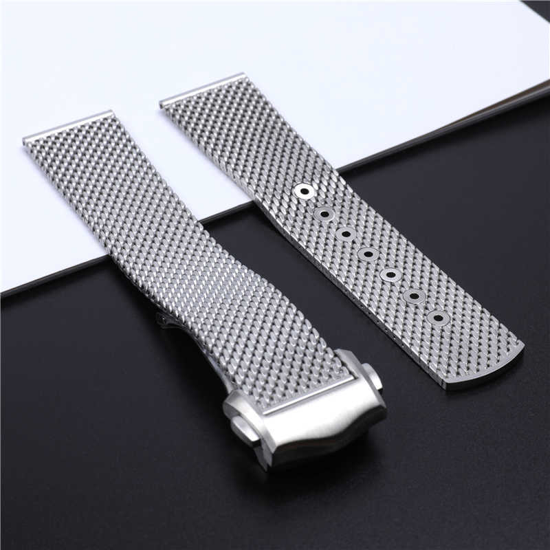Top Quality 20mm Titanium Steel Braided Watchband for Omega 007 Seamaster James Bond Watch Strap Folding Buckle Accessories H0915
Top Quality 20mm Titanium Steel Braided Watchband for Omega 007 Seamaster James Bond Watch Strap Folding Buckle Accessories H0915