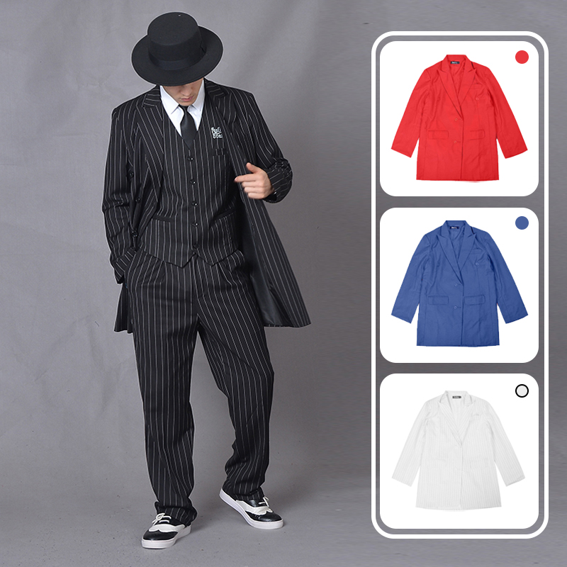 Standard Stage Wear Popping Suit coat men's locking performance clothes Long length Hiphop Arena Garment mechanical dance uniform MAN, Khaki
Standard Stage Wear Popping Suit coat men's locking performance clothes Long length Hiphop Arena Garment mechanical dance uniform MAN, Khaki