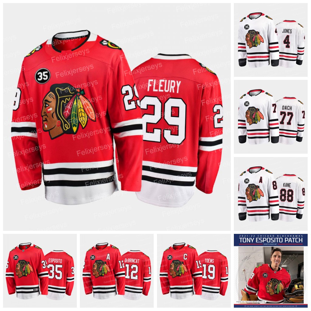 35 Tony Esposito Chicago Blackhawks Jersey Marc-Andre Fleury Jonathan Toews (C) Alex DeBrincat Kirby Dach Patrick Kane Brent Seabrook Jake McCabe Malcolm Subban, Away jersey womens s-xxl
35 Tony Esposito Chicago Blackhawks Jersey Marc-Andre Fleury Jonathan Toews (C) Alex DeBrincat Kirby Dach Patrick Kane Brent Seabrook Jake McCabe Malcolm Subban, Away jersey womens s-xxl