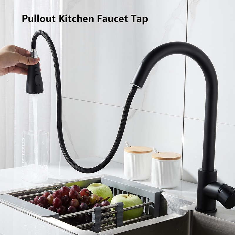 2021 New Pull-out Kitchen Faucet Brass Hot and Cold Water with Hose Free Dish Basin Rotating Black Retractable Faucets 88o8
2021 New Pull-out Kitchen Faucet Brass Hot and Cold Water with Hose Free Dish Basin Rotating Black Retractable Faucets 88o8