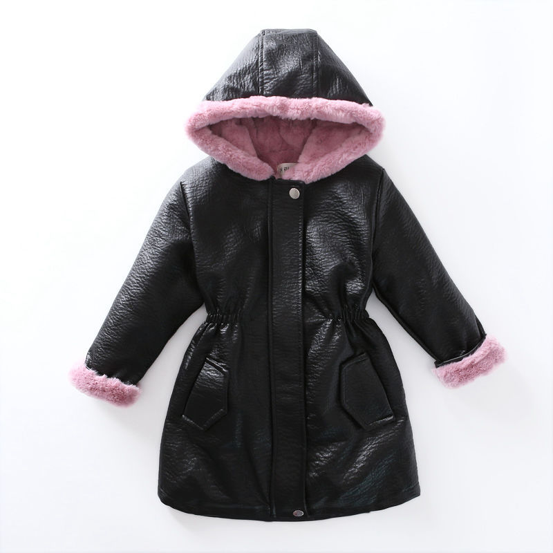 Girls jacket autumn and winter cloth plus velvet thick PU leather 2020 new Korean children's foreign jacket big children's cotton coat, Camo
Girls jacket autumn and winter cloth plus velvet thick PU leather 2020 new Korean children's foreign jacket big children's cotton coat, Camo