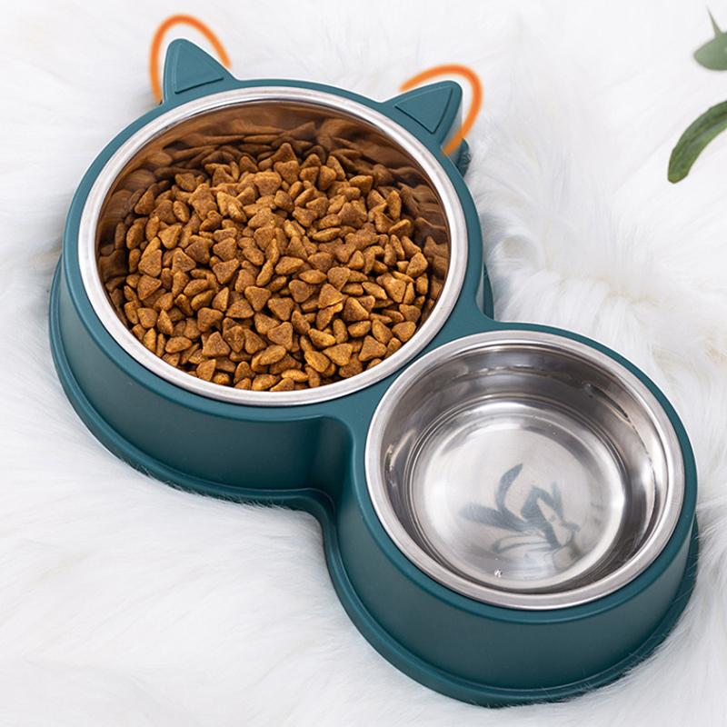 Cat Bowls & Feeders Dog Bowl Double Non-slip Stainless Steel Easy To Clean Suitable For Kittens Or Adult Cats 1pc
Cat Bowls & Feeders Dog Bowl Double Non-slip Stainless Steel Easy To Clean Suitable For Kittens Or Adult Cats 1pc