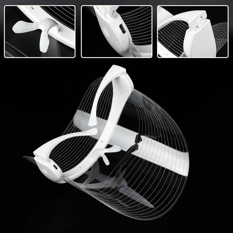 LED Photon Facial Mask 3 Colors Light Therapy for Anti-aging, Anti Acne, Wrinkle Removal, Skin Care Tightening - Home Beauty Salon dh5727163