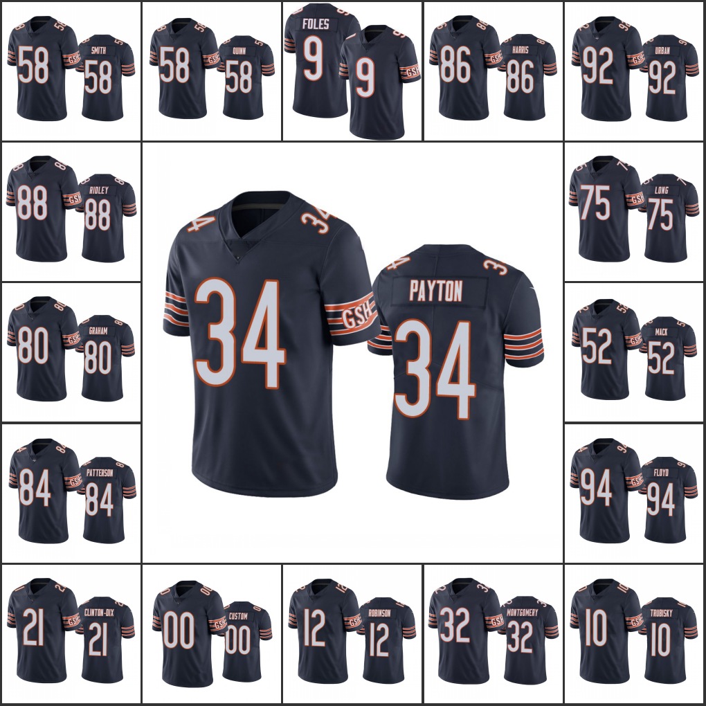 Chicago''Bears''Men #52 Khalil Mack 9 Nick Foles 10 Mitchell Trubisky 80 Graham Women Youth Custom Navy Vapor Limited Jersey
Chicago''Bears''Men #52 Khalil Mack 9 Nick Foles 10 Mitchell Trubisky 80 Graham Women Youth Custom Navy Vapor Limited Jersey