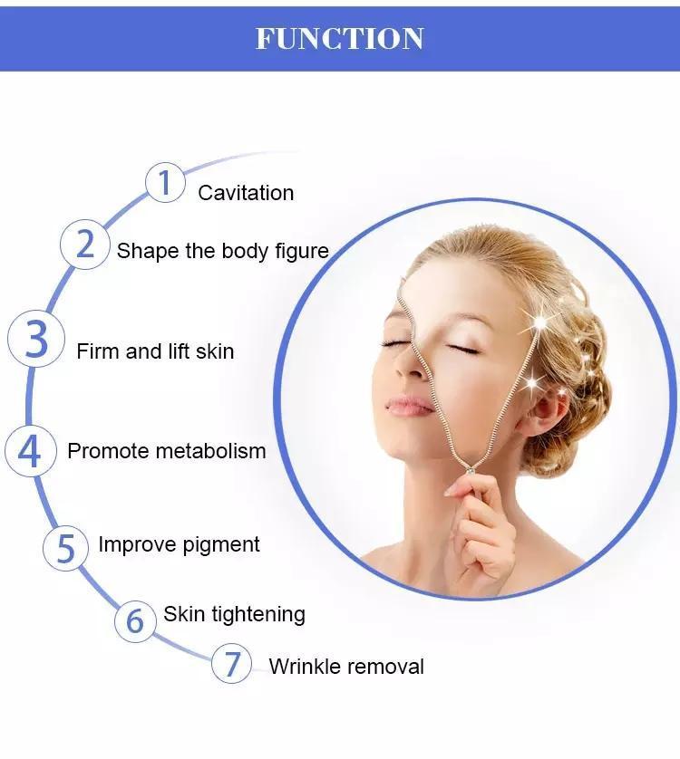 Slimming Loss Weight machine New Model 40k Ultrasonic liposuction Cavitation 8 Pads Laser Vacuum RF Skin Care Salon Spa Slimming Machines