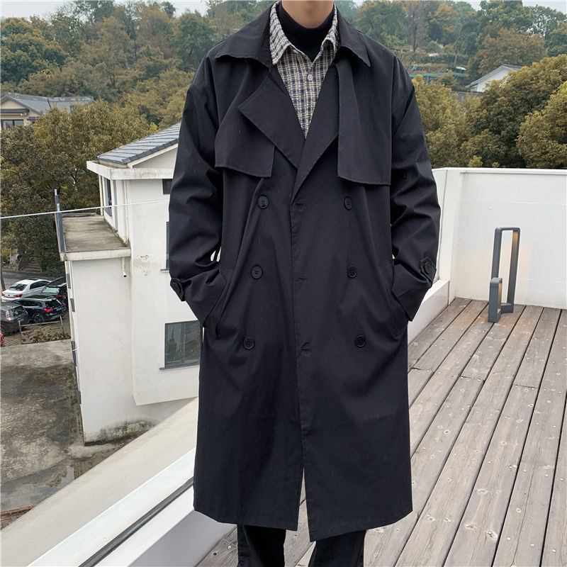 2021 New Spring Cotton Trench Men's Fashion Retro Casual Long Coat Men Streetwear Oversize Windbreaker Jacket Mens Overcoat Czzx, Khaki
2021 New Spring Cotton Trench Men's Fashion Retro Casual Long Coat Men Streetwear Oversize Windbreaker Jacket Mens Overcoat Czzx, Khaki