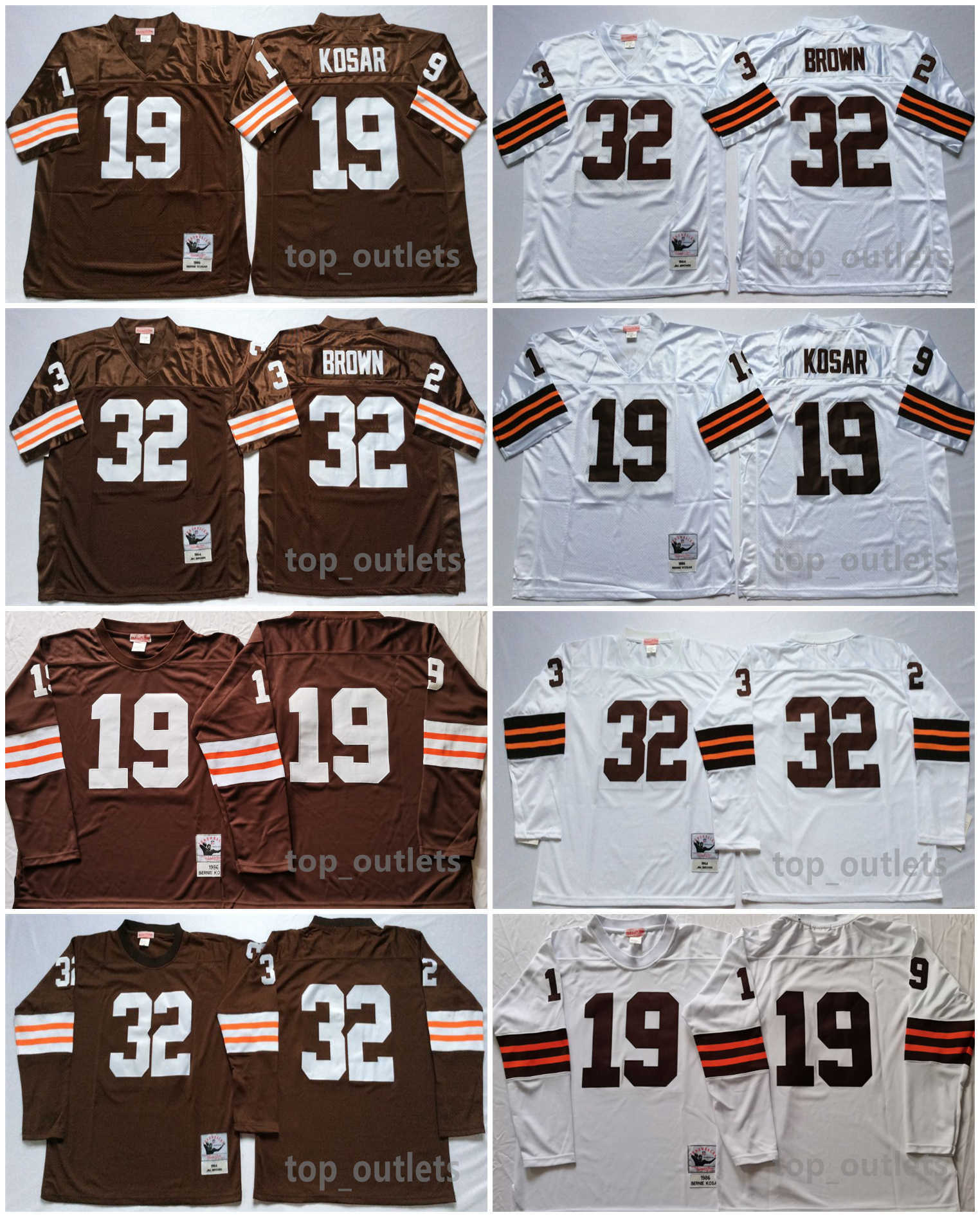 Cleveland Browns American Football Retro Jerseys 32 Brown Jersey 19 Kosar Blank White Color Stitched Breathable Size S-XXXL, Black;red
Cleveland Browns American Football Retro Jerseys 32 Brown Jersey 19 Kosar Blank White Color Stitched Breathable Size S-XXXL, Black;red