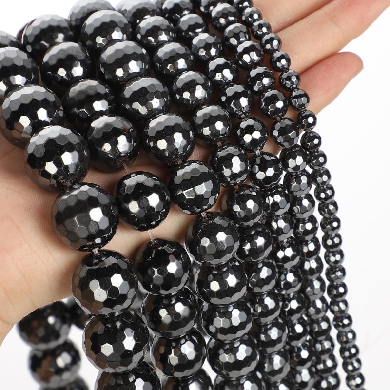 Other Faceted Hematite Beads Black Natural Stone Round Loose For Jewelry Making DIY Bracelet Accessories 4-14mm
Other Faceted Hematite Beads Black Natural Stone Round Loose For Jewelry Making DIY Bracelet Accessories 4-14mm
