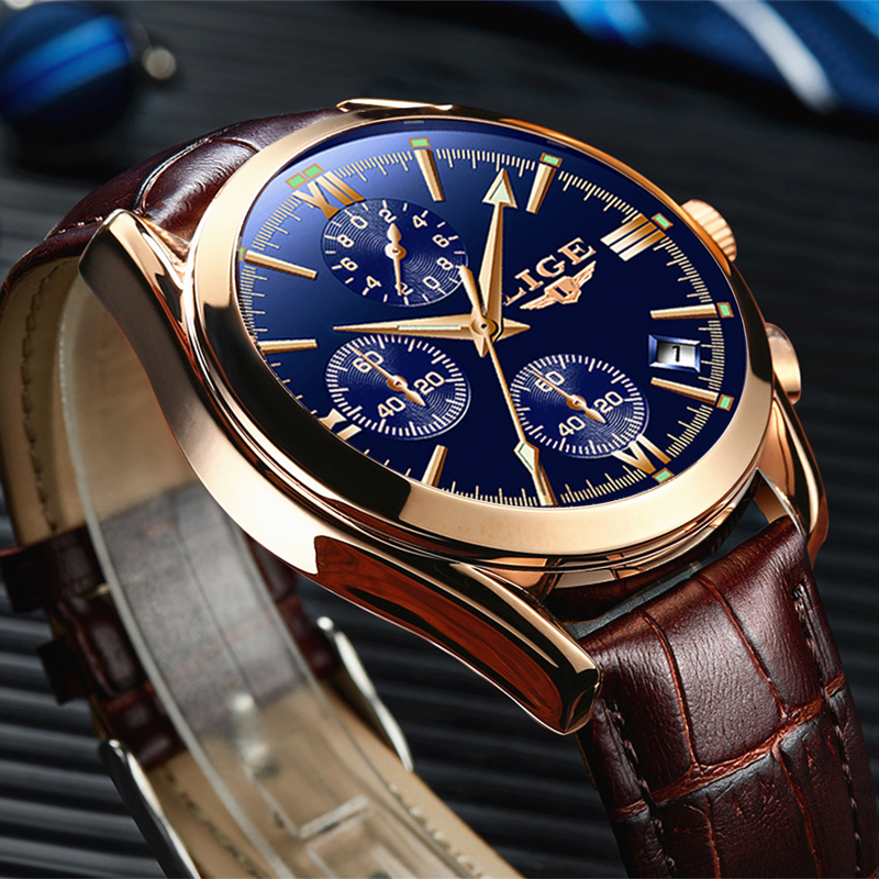 Relogio Masculino LIGE Mens Watches Top Brand Luxury Mens Fashion Business Waterproof Quartz Watch For Men Casual Leather Watchg, Gold black l
Relogio Masculino LIGE Mens Watches Top Brand Luxury Mens Fashion Business Waterproof Quartz Watch For Men Casual Leather Watchg, Gold black l