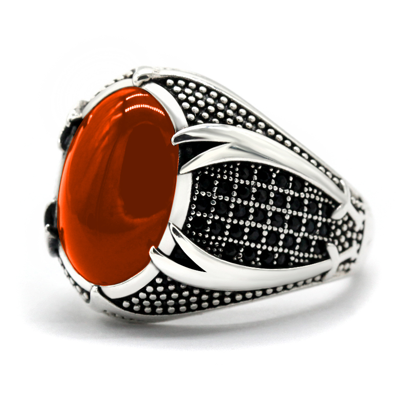 Retro Handmade Turkish Ring For Men Vintage Double Swords Red Zircon Stone Ring Punk Trendy Men Islamic Religious Muslim Jewelry
Retro Handmade Turkish Ring For Men Vintage Double Swords Red Zircon Stone Ring Punk Trendy Men Islamic Religious Muslim Jewelry