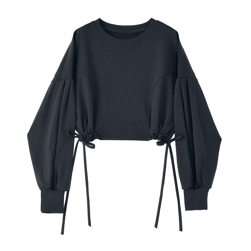 Hoodie women leisure pullover Autumn Fashion Casual tops Streetwear Long Sleeve O-neck short harajuku sweatshirt women 201102
