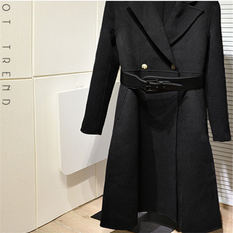 2021 New Stylish Hepburn Wind Belt in a Long Winter Flip-wearing Collar Double-sided Coat Girl Oyxc, Black
2021 New Stylish Hepburn Wind Belt in a Long Winter Flip-wearing Collar Double-sided Coat Girl Oyxc, Black