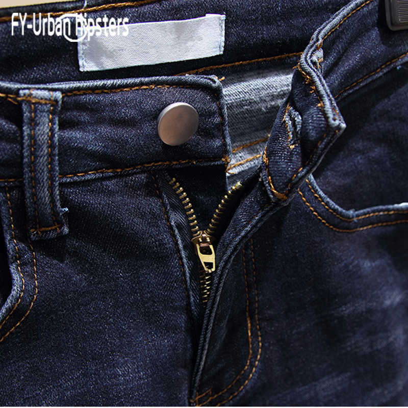slim elastic jeans Pencil woman Cuffs Heartshaped patch women fashion mid waist feminina AnkleLength Pants 210922