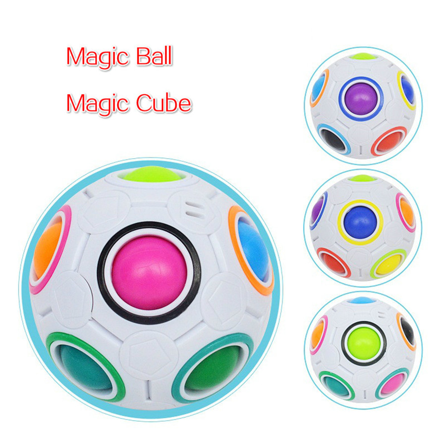 Rainbow Ball Puzzles Spheric Magic Cube Toy Adult Kids Plastic Creative Football Learning Educational Toys Gifts For Children
Rainbow Ball Puzzles Spheric Magic Cube Toy Adult Kids Plastic Creative Football Learning Educational Toys Gifts For Children