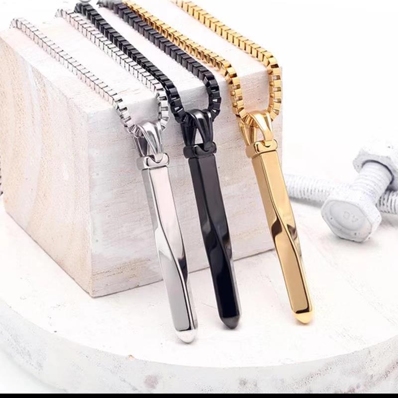 Pendant Necklaces Titanium Steel Fashion Simple Ladies Necklace Retro Personality Twist Straight Couple Jewelry Accessories
Pendant Necklaces Titanium Steel Fashion Simple Ladies Necklace Retro Personality Twist Straight Couple Jewelry Accessories