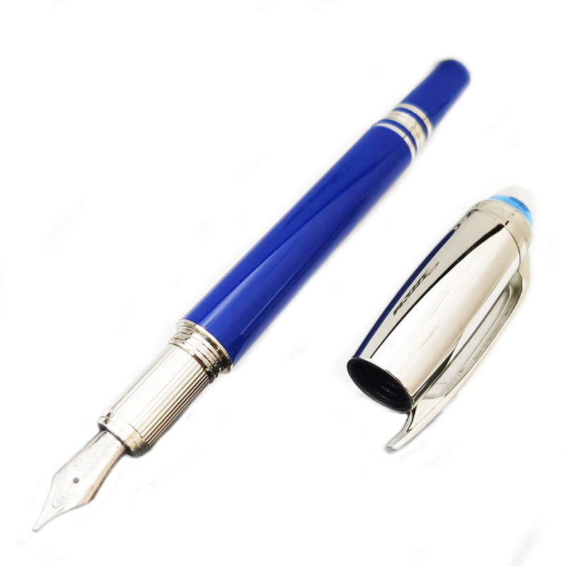 PURE PEARL Blue crystal head Luxury Fountain/Roller ball Pen High Quality Classic resin Barrel dry Ink Writing smoth Office Supplie+Gift Refills & Plush Pouch, Mix
PURE PEARL Blue crystal head Luxury Fountain/Roller ball Pen High Quality Classic resin Barrel dry Ink Writing smoth Office Supplie+Gift Refills & Plush Pouch, Mix