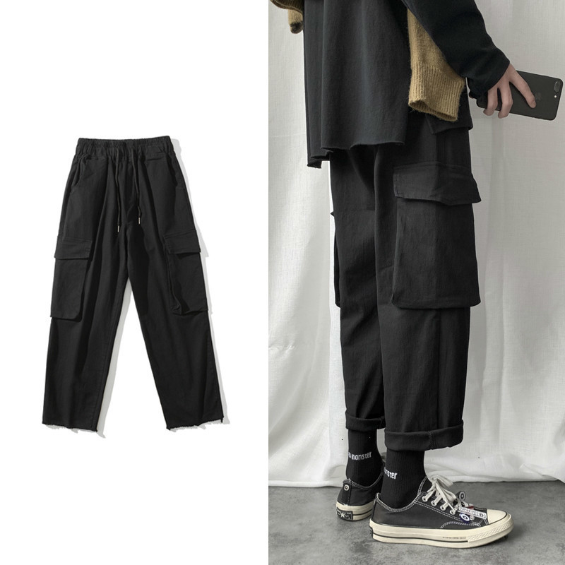 2021 New Men's Solid Color Cargo Loose Trousers Active Elastic Harem Hip Hop Joggers Sweatpants Cotton Casual Pants 29qn, White
2021 New Men's Solid Color Cargo Loose Trousers Active Elastic Harem Hip Hop Joggers Sweatpants Cotton Casual Pants 29qn, White