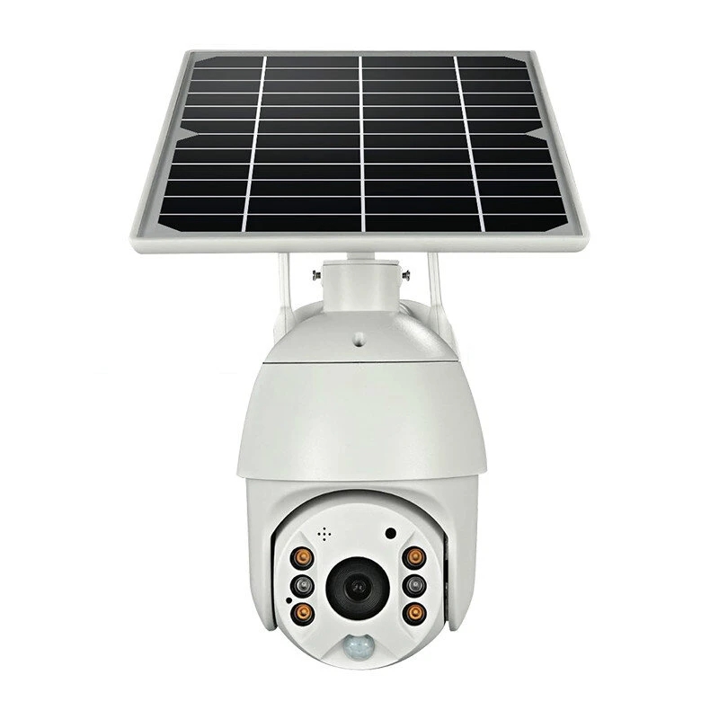 INQMEGA 1080P WiFi IP Camera Solar Power Panel PTZ Dome Outdoor Wireless Security Camera