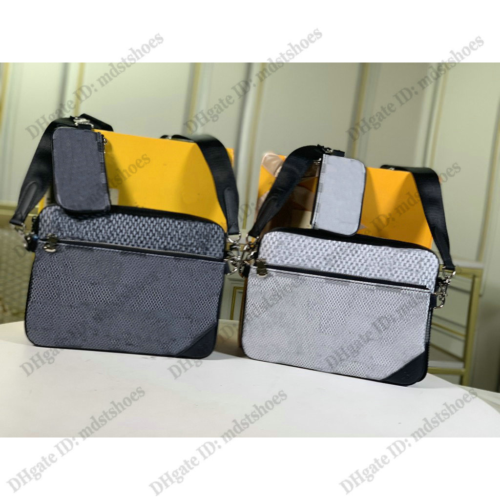 Trio Messenger Bag Designer Mens Luxurys Shoulder Bags 3 in 1 Crossbody With Small Coin Purse Removable Front Zipped Pocket M69443
Trio Messenger Bag Designer Mens Luxurys Shoulder Bags 3 in 1 Crossbody With Small Coin Purse Removable Front Zipped Pocket M69443