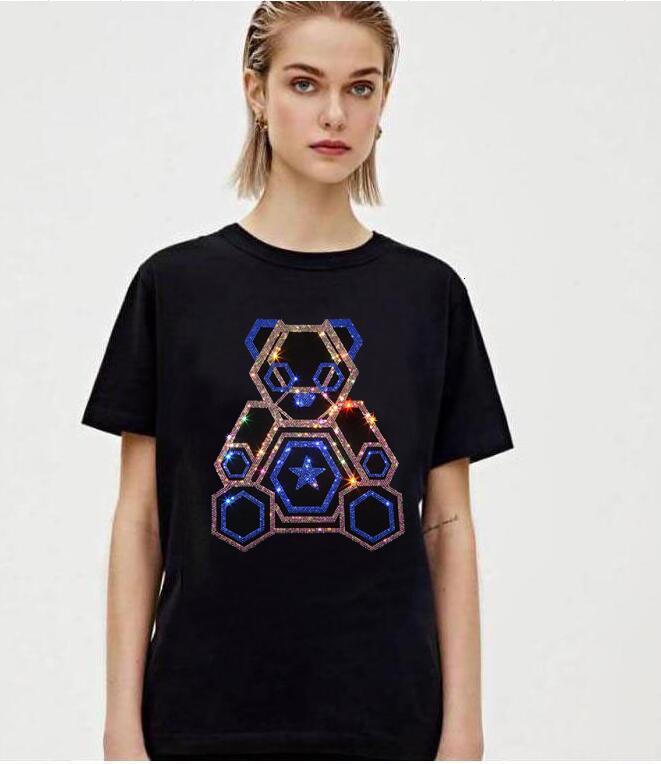 2021 New Pure Cotton T-shirt at Top of the Summer Designer's Hot Drill Women's Tshirt Snc0, As shown in the figure
2021 New Pure Cotton T-shirt at Top of the Summer Designer's Hot Drill Women's Tshirt Snc0, As shown in the figure