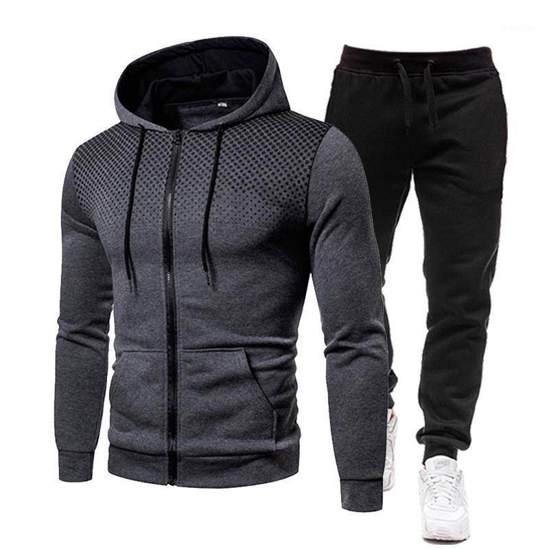 Running Sets Men Casual 2021 Spring Autumn Brand Jogger Tracksuit Zipper Hoodies Pants 2PC Men's Sportswear Sport Suit Clothing, Black;blue
Running Sets Men Casual 2021 Spring Autumn Brand Jogger Tracksuit Zipper Hoodies Pants 2PC Men's Sportswear Sport Suit Clothing, Black;blue
