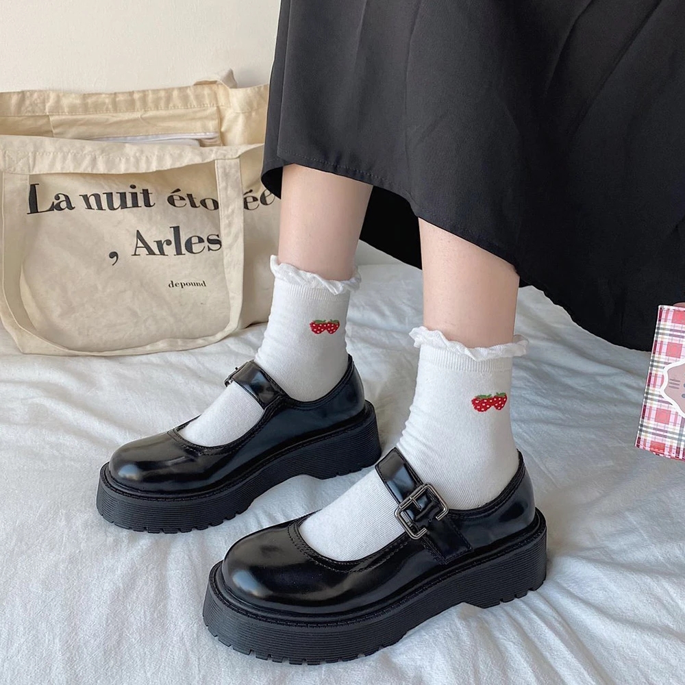 lolita shoes Black High Heels Shoes Women Platform Shoes Fashion Mary Jane Woman Round Toe Student Mujer 2022, Matte
lolita shoes Black High Heels Shoes Women Platform Shoes Fashion Mary Jane Woman Round Toe Student Mujer 2022, Matte