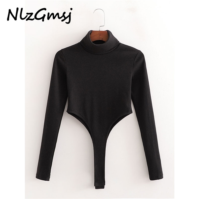 Autumn Winter Women Black Turtleneck Knit Playsuits Big Strethy Long Sleeve Rompers Ladies Casual Chic Jumpsuits 210628, As picture
Autumn Winter Women Black Turtleneck Knit Playsuits Big Strethy Long Sleeve Rompers Ladies Casual Chic Jumpsuits 210628, As picture