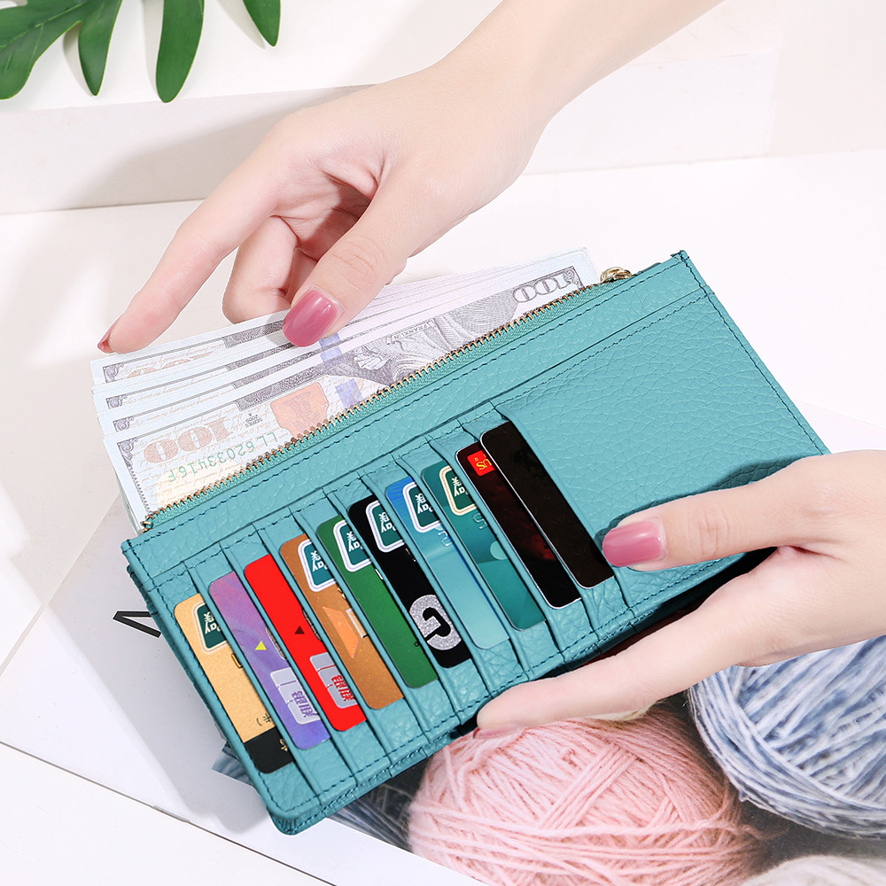 Foreign Trade Leather Wallet Women's Bag Purse Korean And Women's Fashion Zipper Wallets Personality Card Japanese Coin Long Qnqot, Red;black
Foreign Trade Leather Wallet Women's Bag Purse Korean And Women's Fashion Zipper Wallets Personality Card Japanese Coin Long Qnqot, Red;black