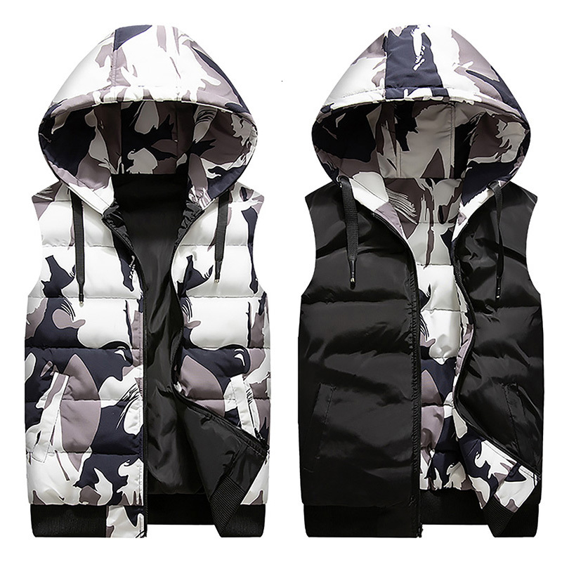 2021 New Winter Reversible Hooded Sleeveless Jackets Stylish Camouflage Men' Vest Plus Size 4xl Double Side Windproof Warm Waistcoat D287, Camouflag blue
2021 New Winter Reversible Hooded Sleeveless Jackets Stylish Camouflage Men' Vest Plus Size 4xl Double Side Windproof Warm Waistcoat D287, Camouflag blue