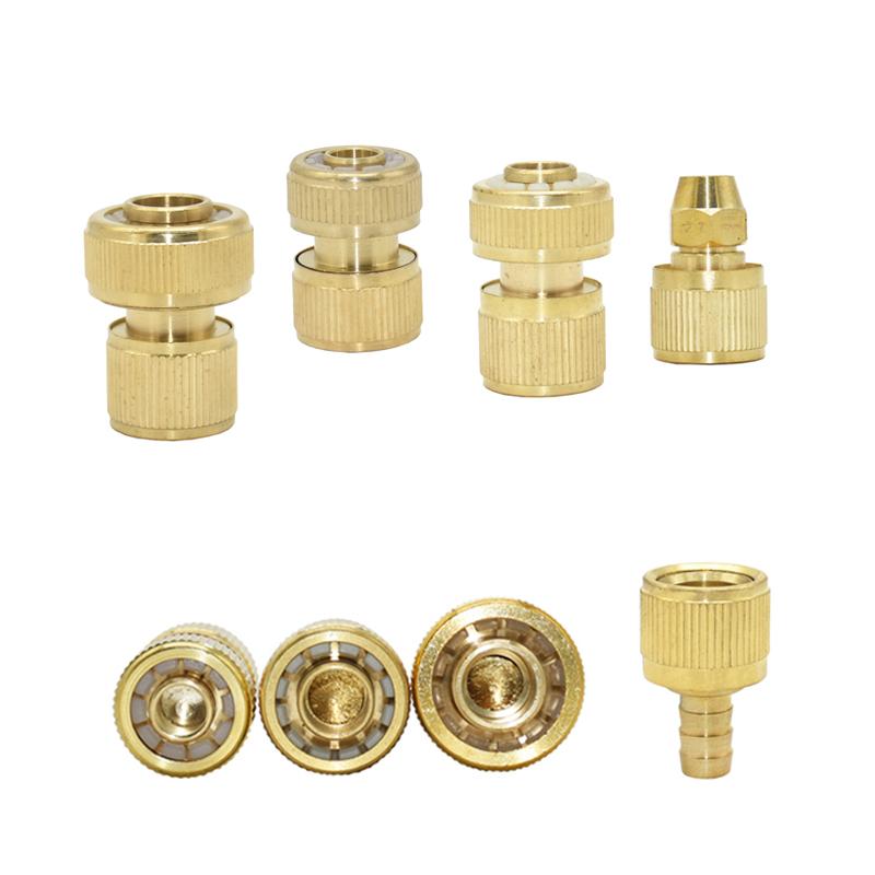 5pcs Brass 3/8 1/2 3/4 Inch Hose Quick Connector Garden 8/11 16mm 20mm 25mm Hose Copper Waterstop Connector Water Gun Fittings
5pcs Brass 3/8 1/2 3/4 Inch Hose Quick Connector Garden 8/11 16mm 20mm 25mm Hose Copper Waterstop Connector Water Gun Fittings