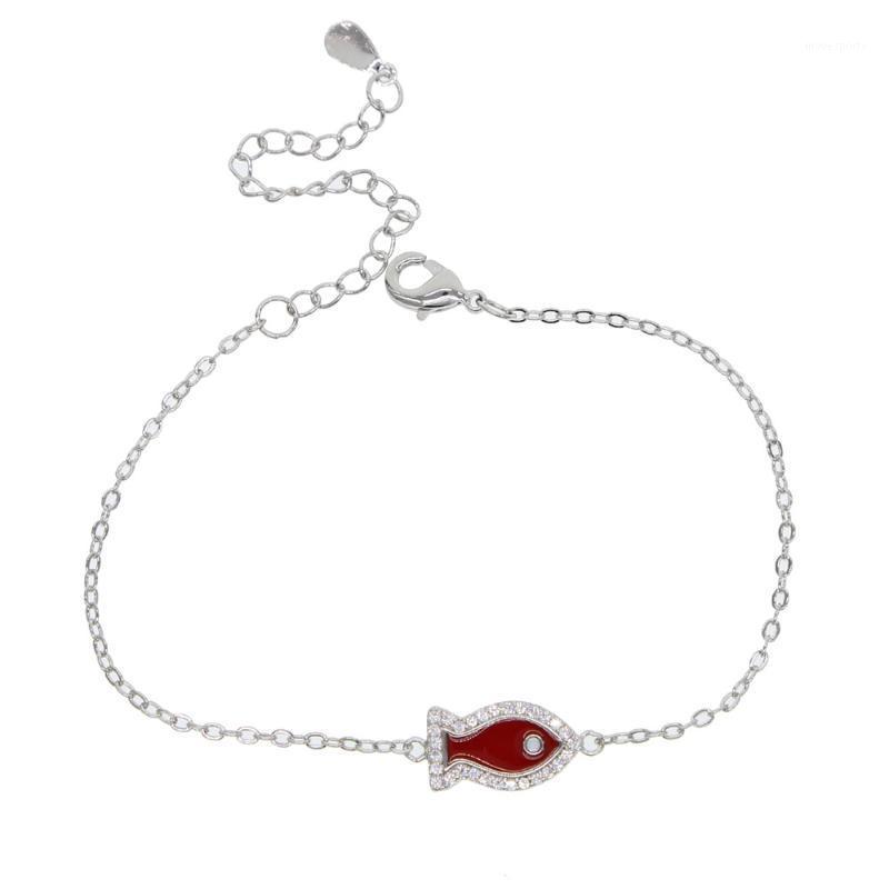 Charm Bracelets Drop Red Fish Bracelet Minimalist Tiny Link Chain Bangles Delicate Dainty Girly In High Quality1
Charm Bracelets Drop Red Fish Bracelet Minimalist Tiny Link Chain Bangles Delicate Dainty Girly In High Quality1