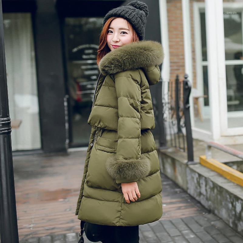 Women' Down & Parkas 2021 High Quality 90% White Duck Parka Fashion European Style Warm Fur Collar Hooded Jacket Coat Female WUJ06011, Army green
Women' Down & Parkas 2021 High Quality 90% White Duck Parka Fashion European Style Warm Fur Collar Hooded Jacket Coat Female WUJ06011, Army green