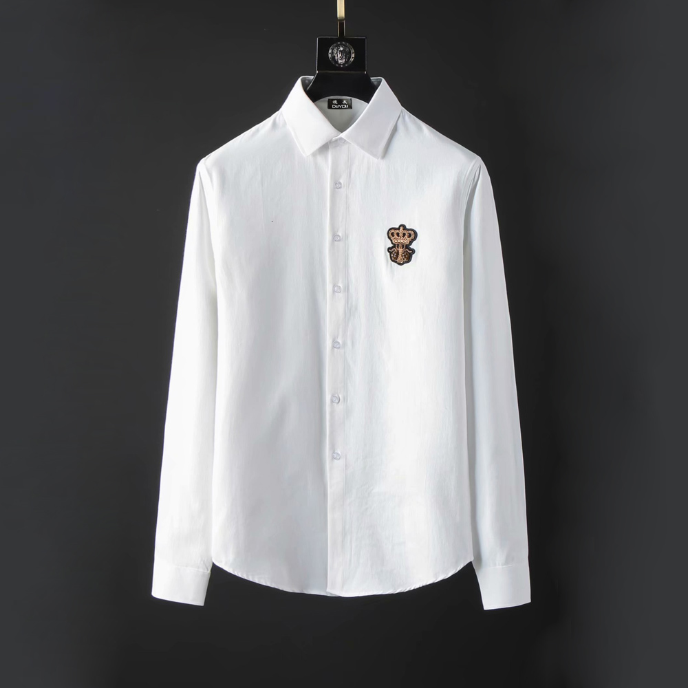 2021 New Men Linho Algodo Bordado Coroa Abelhas Vestido Camisa Masculina De Alta Qualidade Magro Ajuste Camisas Casuais Roupas Marca 5iif, White
2021 New Men Linho Algodo Bordado Coroa Abelhas Vestido Camisa Masculina De Alta Qualidade Magro Ajuste Camisas Casuais Roupas Marca 5iif, White