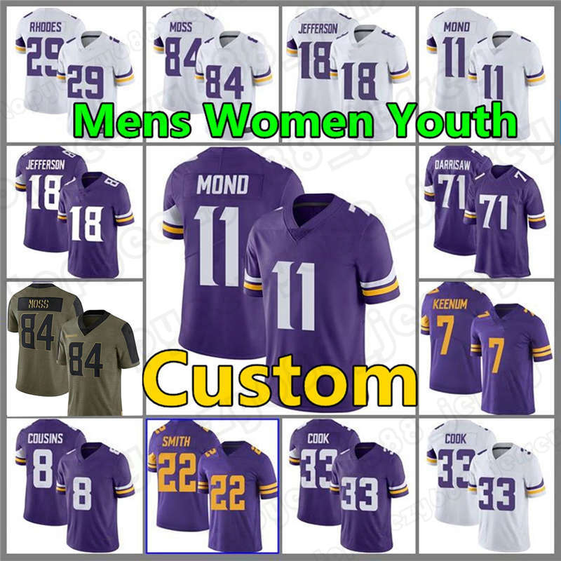 Mens Custom 33 Dalvin Cook 18 Justin Jefferson Football Viking Jersey Harrison Smith Christian Darrisaw Kellen Mond Adam Thielen Women Kirk Cousins Youth, Yellow
Mens Custom 33 Dalvin Cook 18 Justin Jefferson Football Viking Jersey Harrison Smith Christian Darrisaw Kellen Mond Adam Thielen Women Kirk Cousins Youth, Yellow