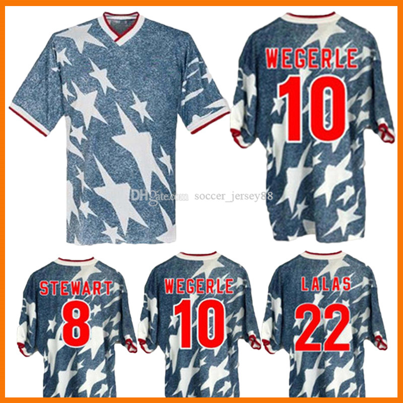 1994 American retro away soccer jerseys 94 Lalas JONES SORBER BALBOA PEREZ vintage classic old jersey football shirts, 1994 away
1994 American retro away soccer jerseys 94 Lalas JONES SORBER BALBOA PEREZ vintage classic old jersey football shirts, 1994 away