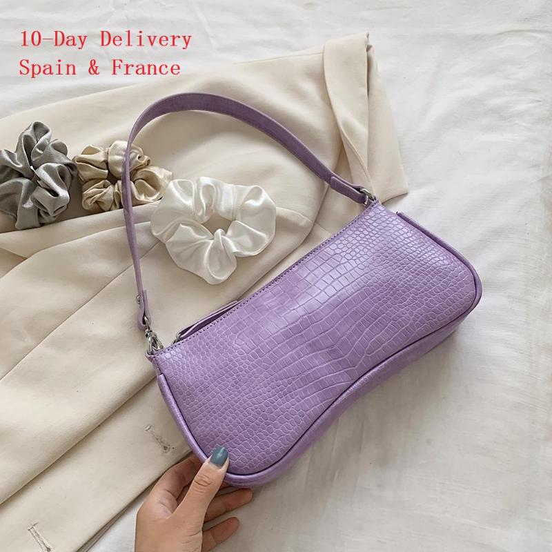 Fashion Women Messenger Handbag Retro Alligator Pattern Subaxillary Bag PU Leather Street Casual Solid Shoulder Bag 2021 Hottest, Type 1 b
Fashion Women Messenger Handbag Retro Alligator Pattern Subaxillary Bag PU Leather Street Casual Solid Shoulder Bag 2021 Hottest, Type 1 b