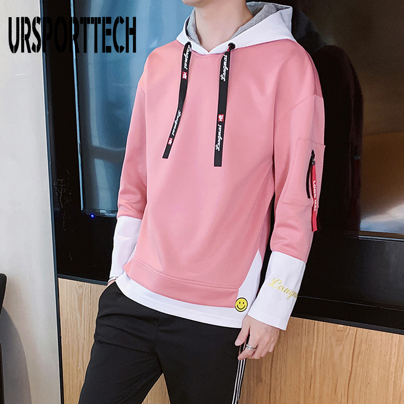 Autumn Men Hoodies Sweatshirts Men Long Sleeve Hip Hop Harajuku Hoodies Pullover black and white hoodies men Japanese Streetwear 201127