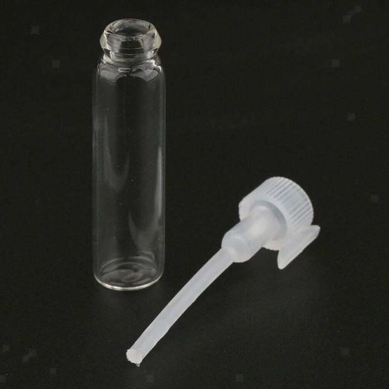 50pcs/set Empty Mini Glass Bottle Perfume Small Sample Liquid Perfume Test Laboratory Fragrance Vials Trial Tube Bottle Bot S0R4