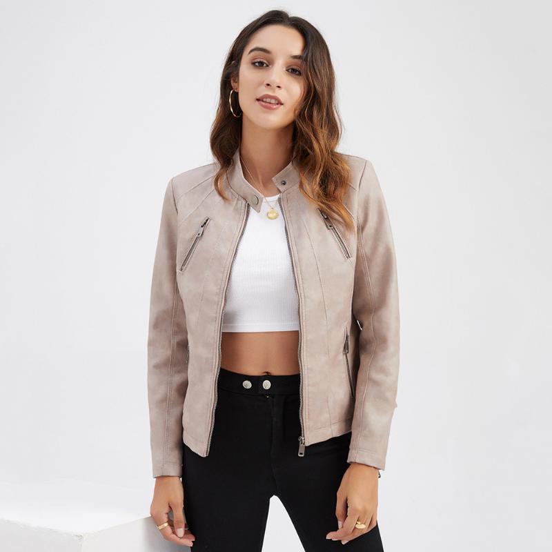 Women's Leather & Faux European Code Ladies Short Jacket Women Thin Small Coat Winter For, Black
Women's Leather & Faux European Code Ladies Short Jacket Women Thin Small Coat Winter For, Black