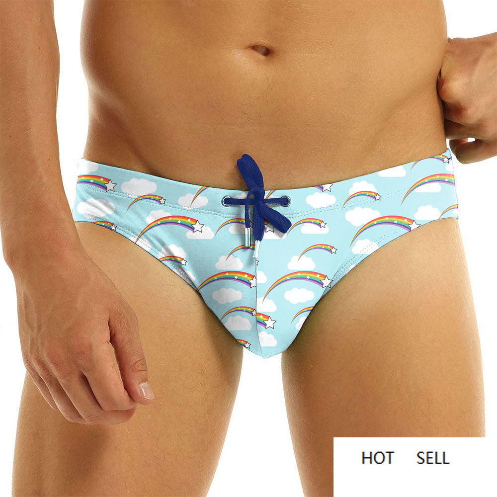 Men Pride Shooting Star Bikini Rainbow Swim Briefs Swimwear Sexy Low Rise Quick Dry Surf Swimsuit Beach Shorts Trunks Underwear
Men Pride Shooting Star Bikini Rainbow Swim Briefs Swimwear Sexy Low Rise Quick Dry Surf Swimsuit Beach Shorts Trunks Underwear